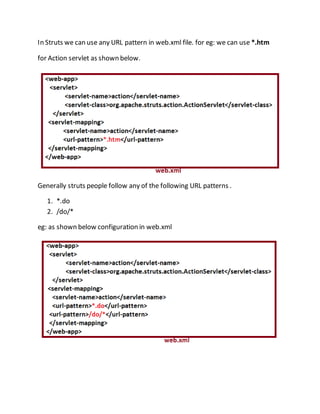 Struts notes | DOCX