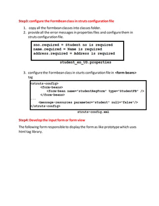 Struts notes | DOCX