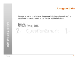 Struttura di una lettera commerciale-Silvia Belli-Question ...