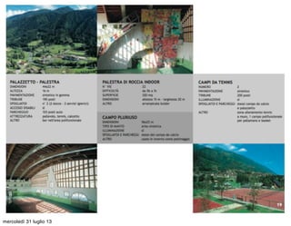 mercoledì 31 luglio 13
 