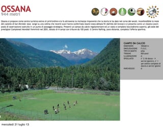 mercoledì 31 luglio 13
 