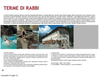 mercoledì 31 luglio 13
 