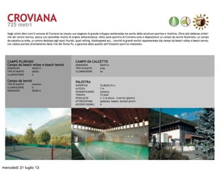 mercoledì 31 luglio 13
 