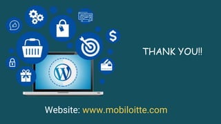THANK YOU!!
Website: www.mobiloitte.com
 
