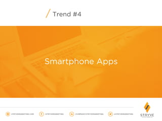 Smartphone Apps
Trend #4
 