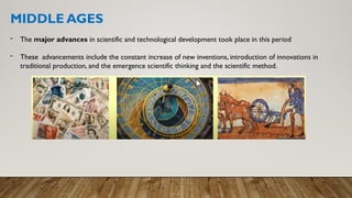 Historical Antecedents of Science and Technology: From Ancient to ...