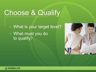 Choose & Qualify
 • What is your target level?
 • What must you do
  to qualify?




                                116
 