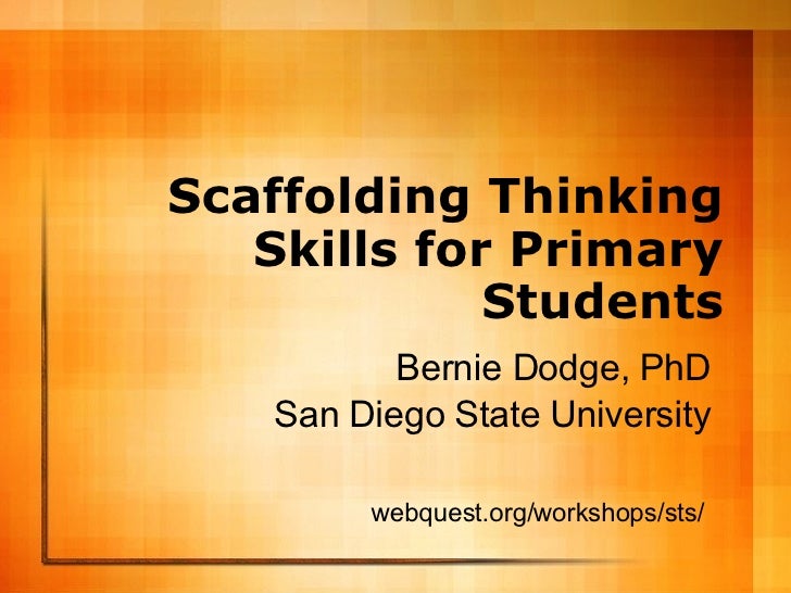 Scaffolding Thinking Skills HK2