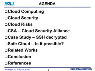 Managing Cloud Security Risks in Your Organization | PPTX