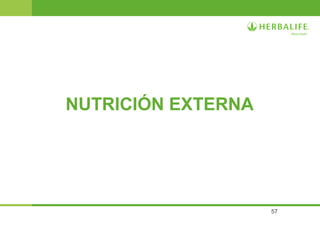 57
NUTRICIÓN EXTERNA
 