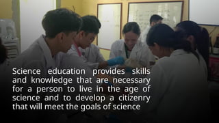 Comprehensive Overview of Science Education and Science Schools in the ...