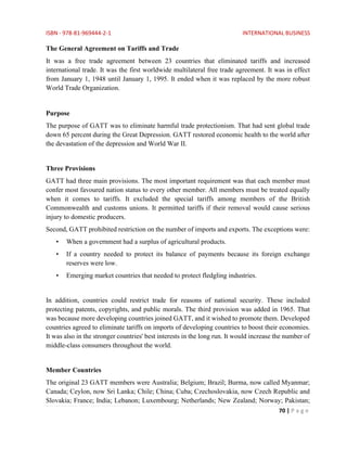 Tariff Injuries International Business hyaena publishers | PDF