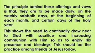STS VOL 3 LESSON 15 PRESCRIPTONS CONCERNING OFFERINGS AND VOWS.pptx