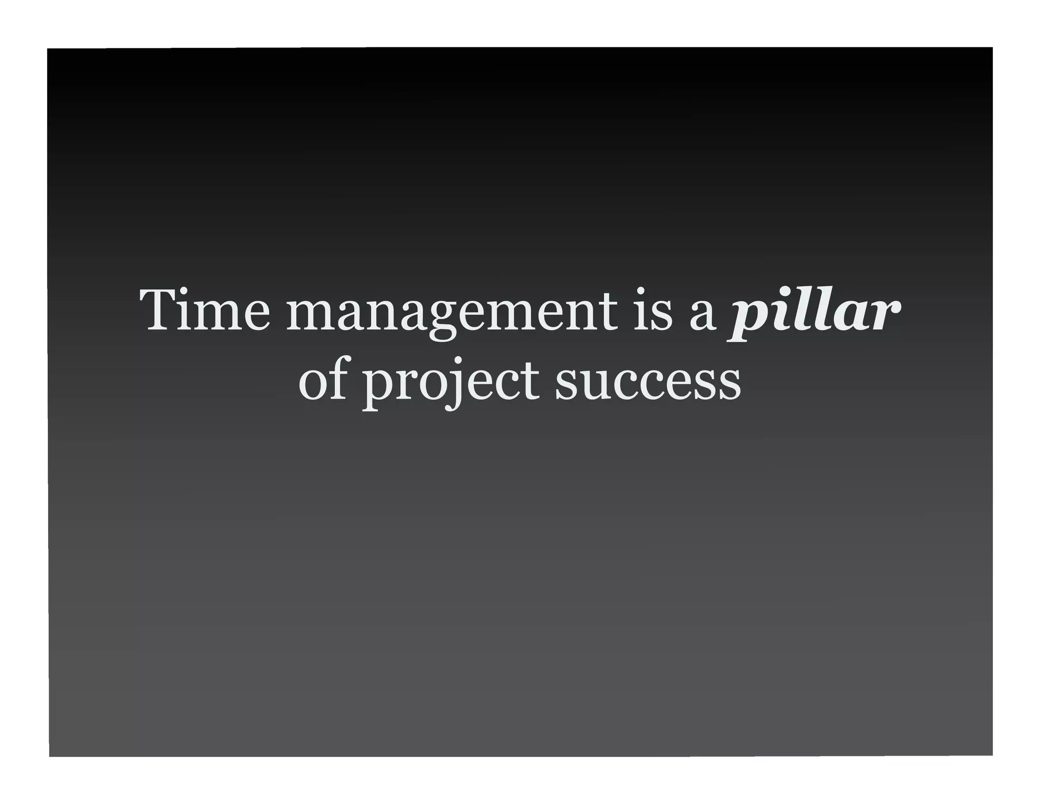 Time Management for the Productivity Challenged
