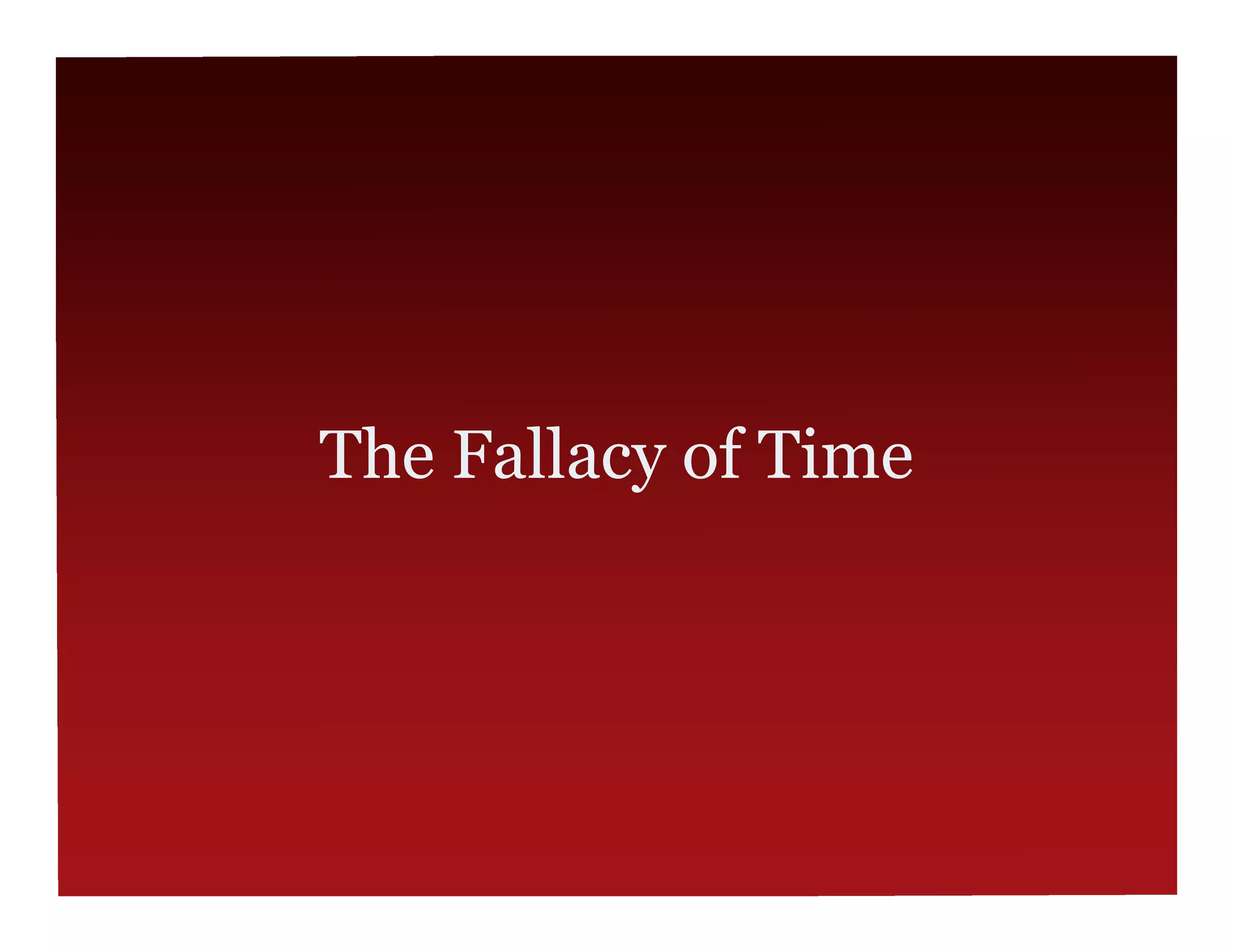 Time Management for the Productivity Challenged