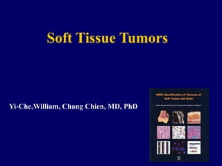 Soft Tissue Tumors
Yi-Che,William, Chang Chien, MD, PhD
 