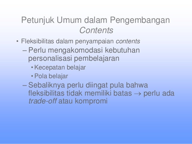 Model Pembelajaran E-Learning Berbasis Web