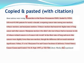 Copied & pasted (without quotes)
 