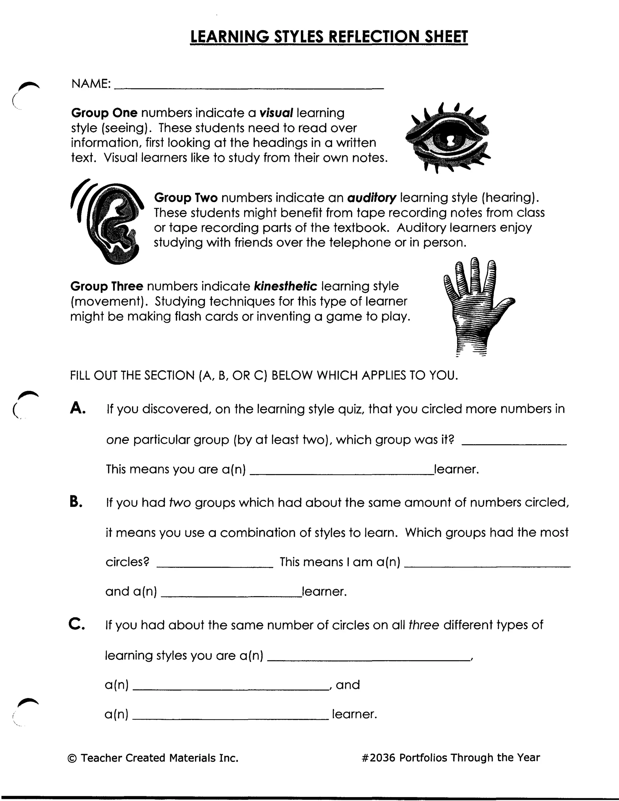 Learning Styles | PDF