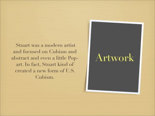 Stuart Davis: The Artist