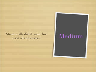 Stuart Davis: The Artist