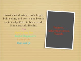 Stuart Davis: The Artist