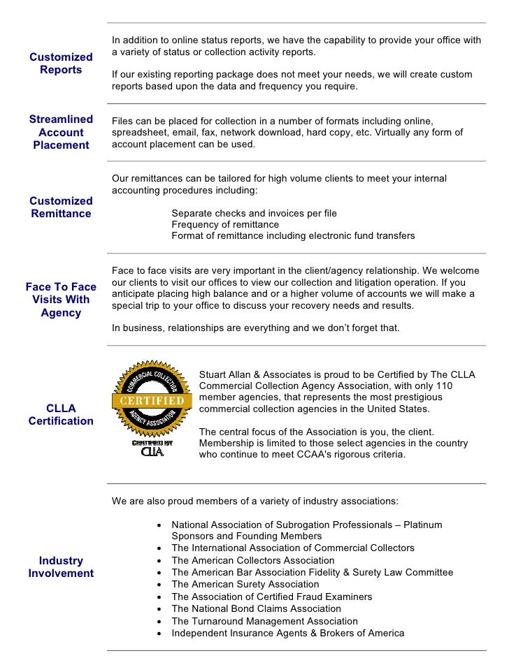 stuart allan amp associates inc nationwide subrogation recovery pro