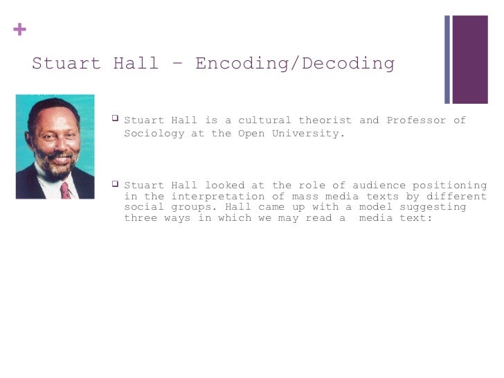 Stuart Hall - Audience Positioning