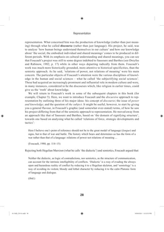 Stuart Hall - Representation Theory | PDF