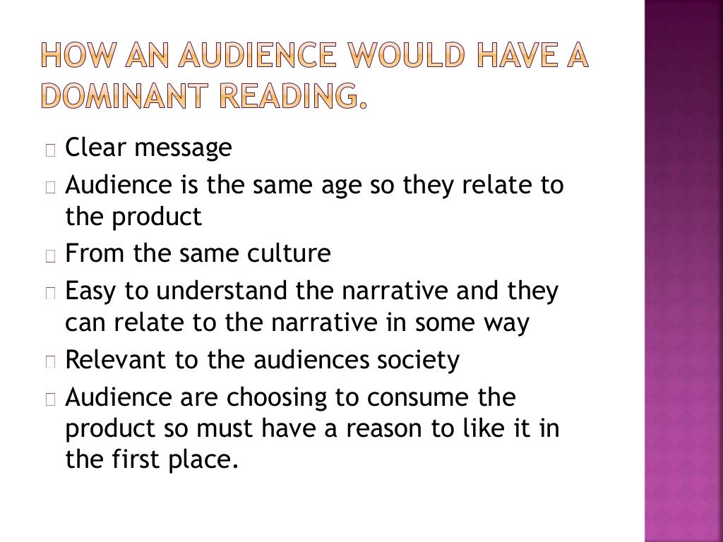 Stuart Hall’s Reception Theory