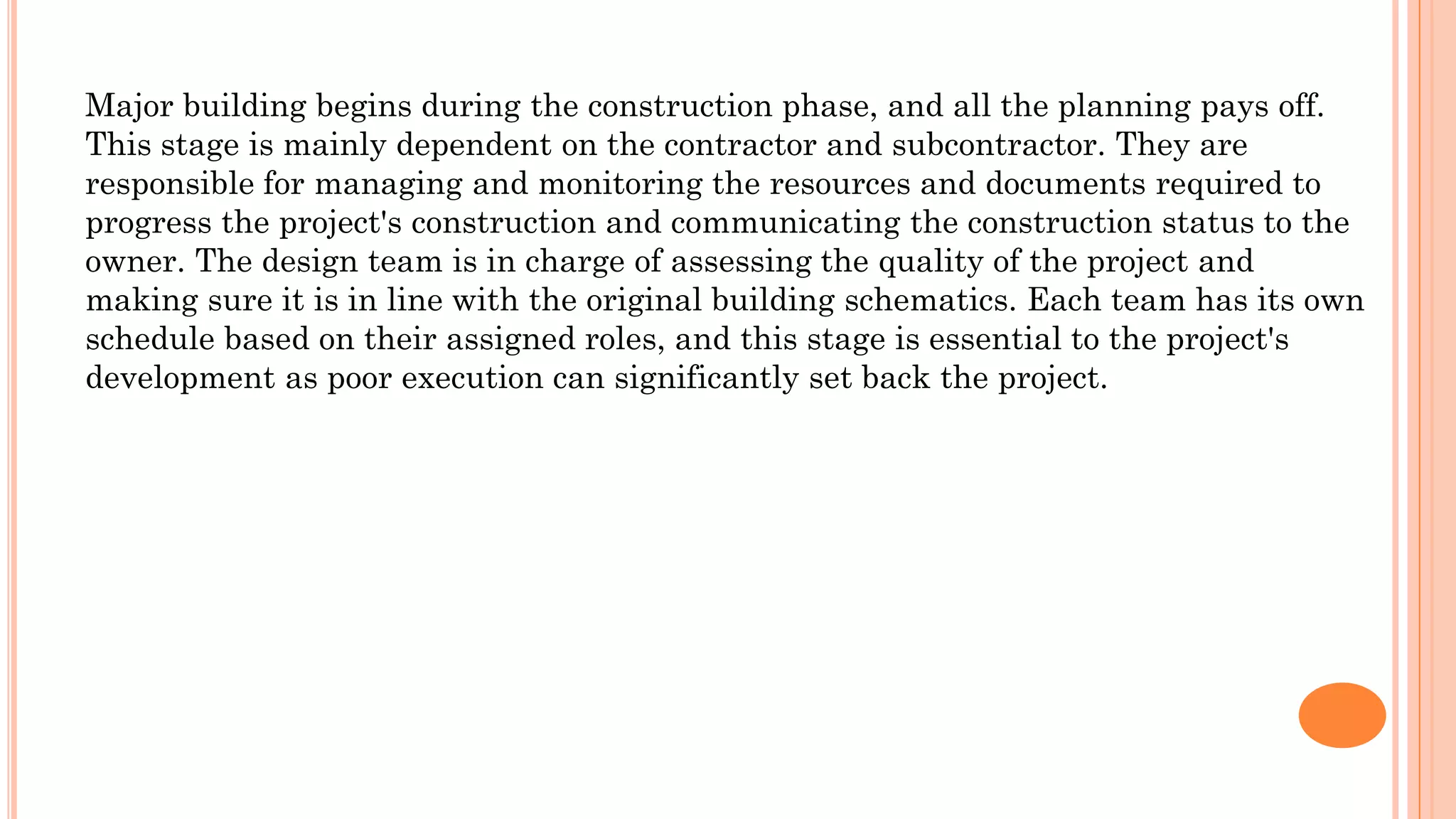 Essential Stages of Construction Project Management | PPTX