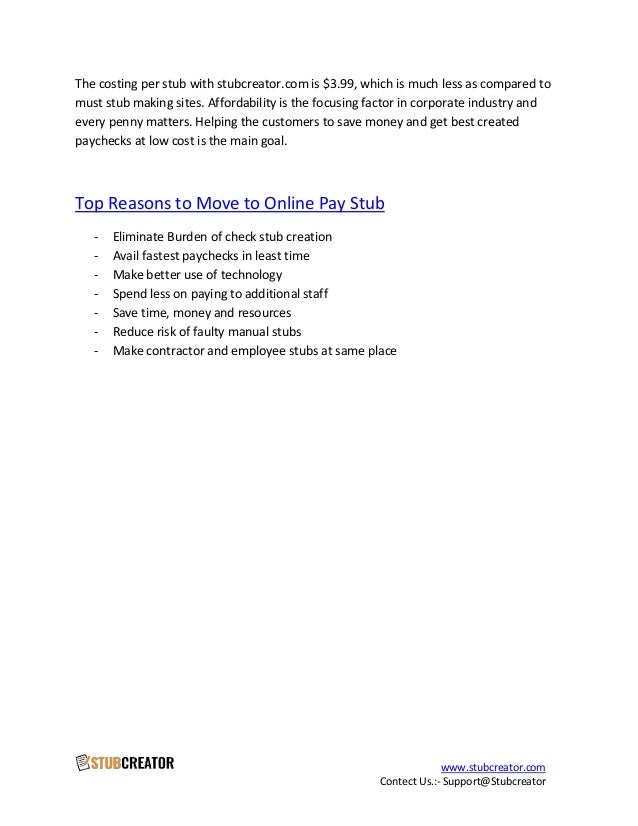 stub creator is best online pay stub maker tool paycheck stub generator online