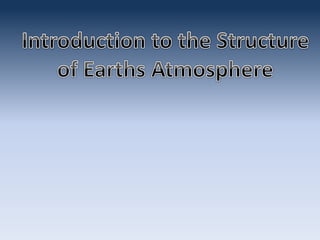 Stucture of atmoshere