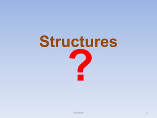 Stuctures in c++ in a sample way PPT | PPSX