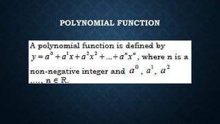 POLYNOMIAL FUNCTION
 