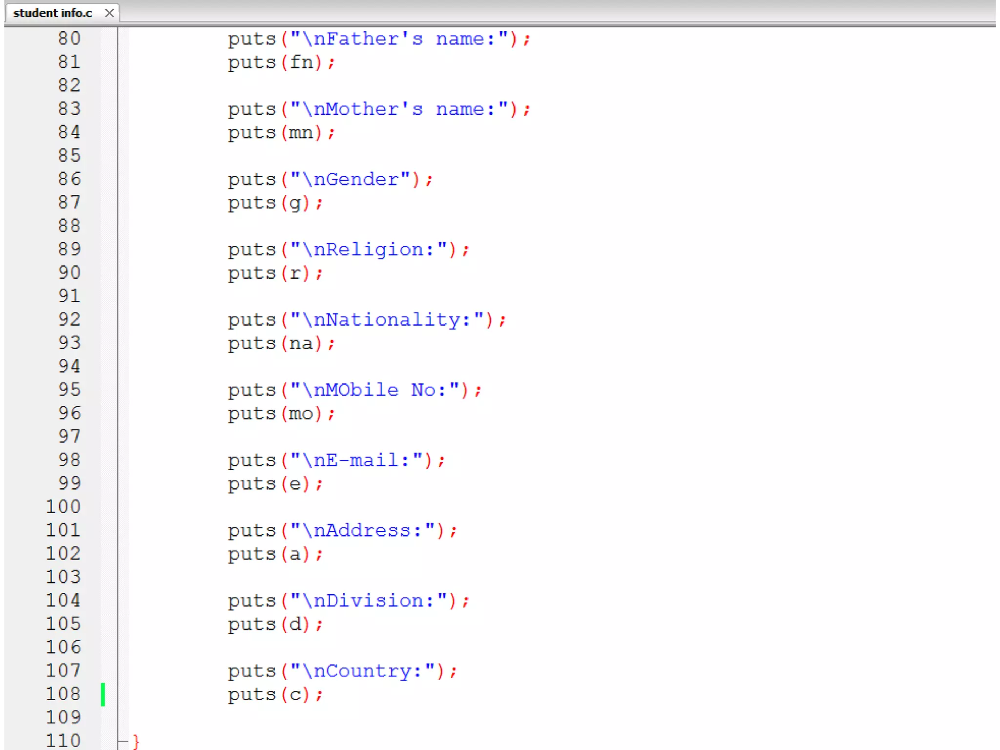 Student information-result-system
