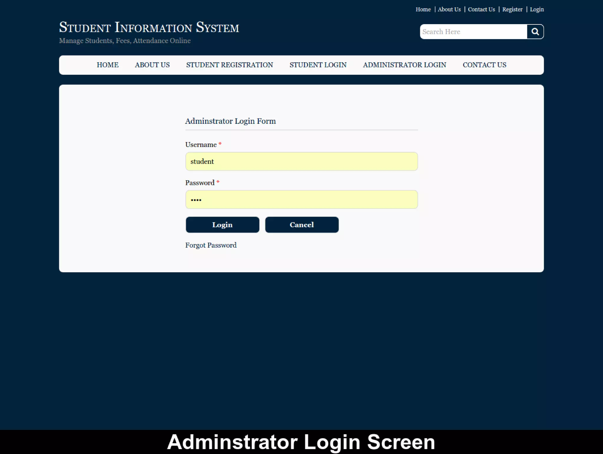 Student information-system