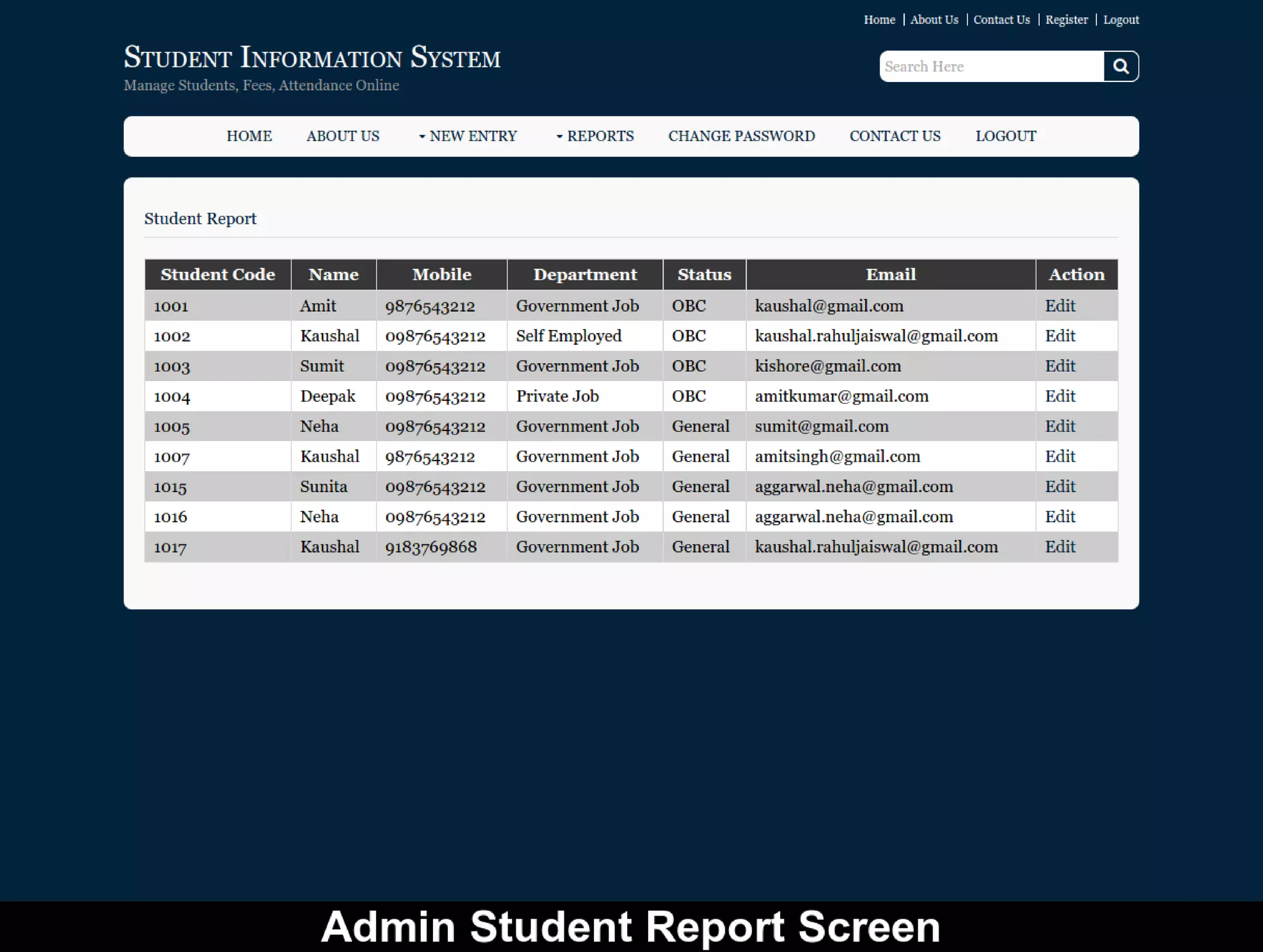 Student information-system
