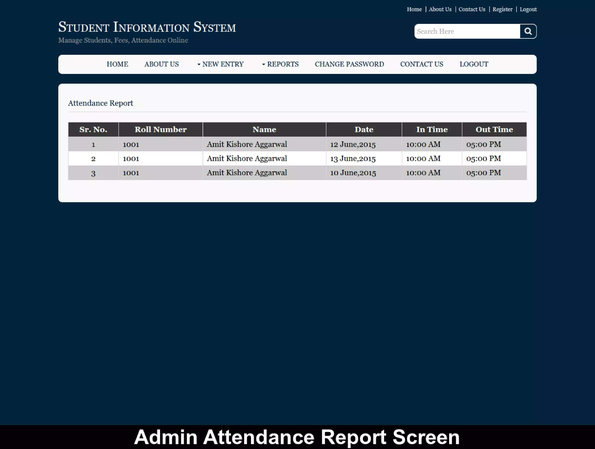 Student information-system