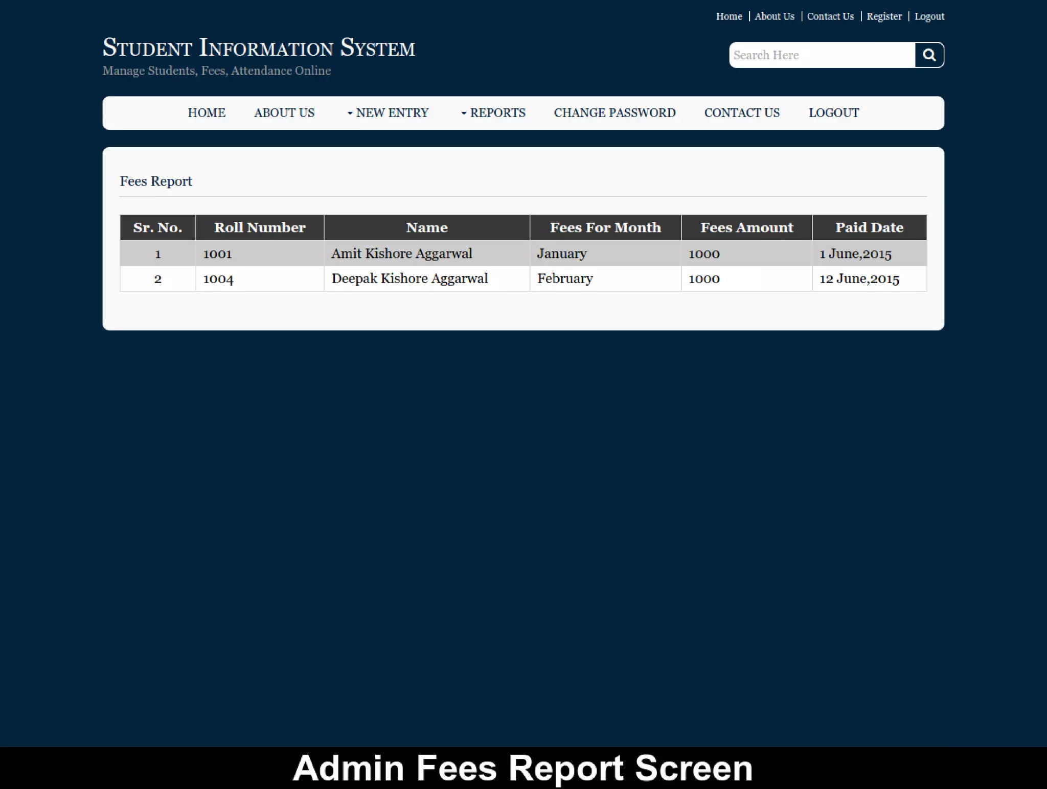 Student information-system