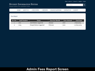 Student information-system