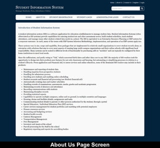 STUDENT INFORMATION SYSTEM UF visual data 8
