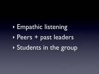 How to be a Better Student Leader