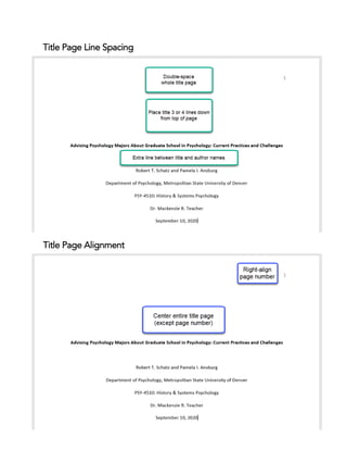 APA Style, 7th Edition - Student Paper Setup Guide | PDF
