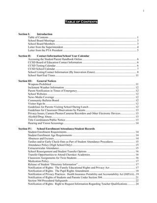School Parents Handbook.pdf Student_Parent Handbook | PDF