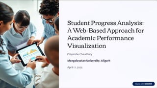 Student-Progress-Analysis-A-Web-Based-Approach-for-Academic-Performance ...