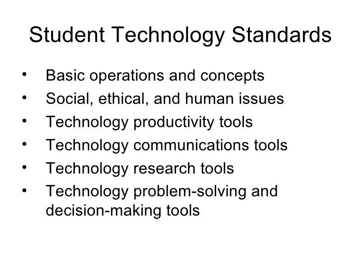 Student Technology Standards