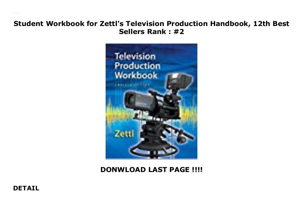 Television Production Handbook 12th Edition Pdf Free Downloa