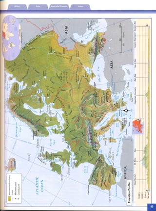 ASIA
NORTH
AMERICA
l)
Crete
CarpathianMountains
's~"'-~....,""J'9'i2~0iSporn;
~.c;"~la1es.,.,'"".',,,.".,.............'...........0250500krn
~S,,;oI'•-".-ttl''.eweJRhodes~
~30'E.400E
.-_.
BlackSeaSeaofAzovCaspianDepressionCaspianSea
~}...-_._------I-------I=-::::~-~J::::=~~~-:-~~==-=~~~:,
'FaroeIs~~
I
ATLANTIC
OCEAN
'60~
30"W
M'TW'"'f"OCT
i;,~,~=~=1=--=~_~~~~-_:==-~,-~=~~~~=.._......
BInternationalboundary
Canal
It.Mountainpeak
lLowestpoint
20'W
'400""
"-S°itt.
 
