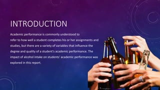 Student alcohol consumption | PPTX
